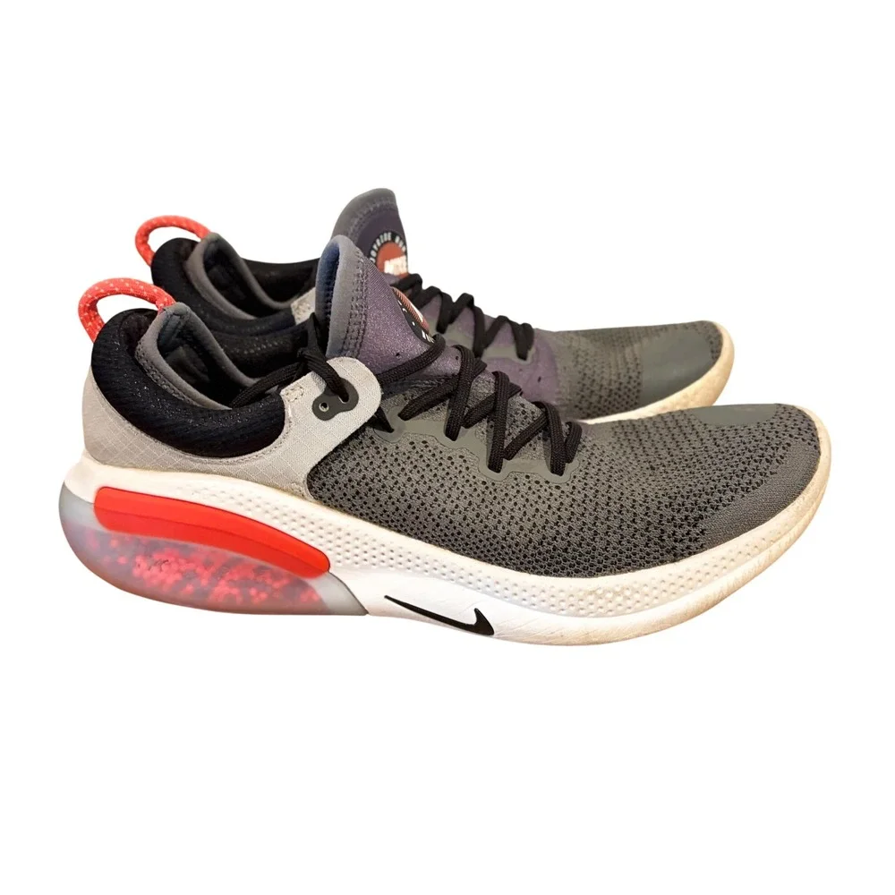 Nike Joyride Run Flyknit Mens Running Shoes Grey Crimson AQ2730-004 Size 11.5